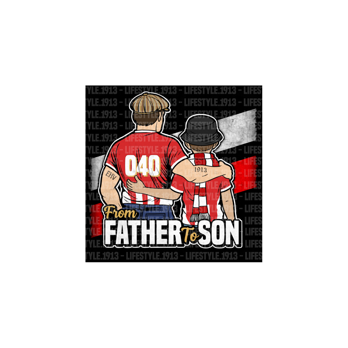 From father to Son stickers