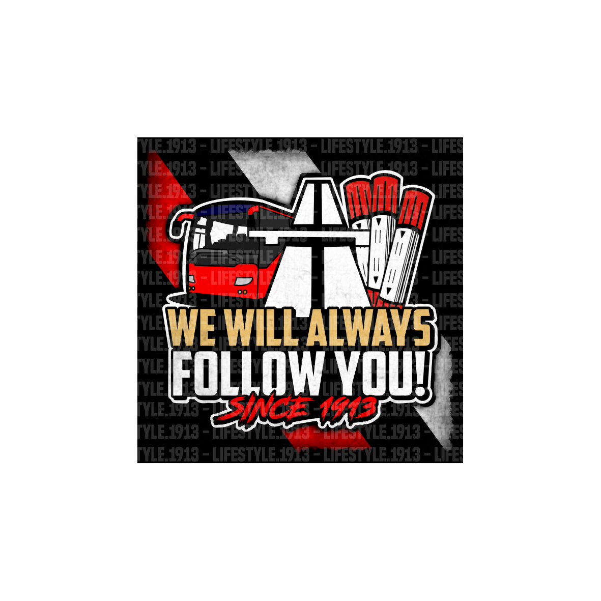We will always follow you stickers