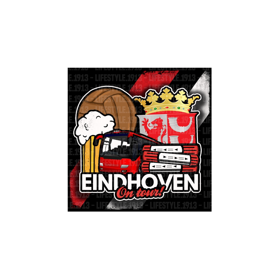 Eindhoven on tour stickers