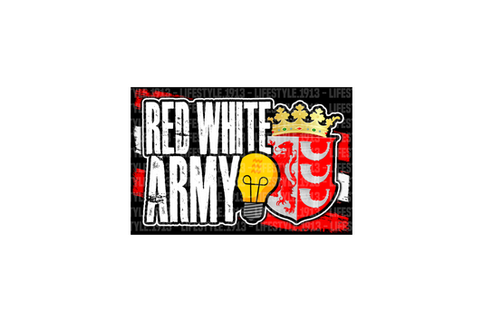 Red white army vlag
