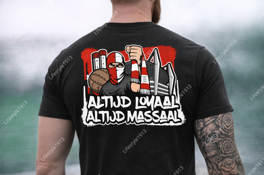 WEEK LEVERTIJD: T-shirt Altijd loyaal Altijd massaal