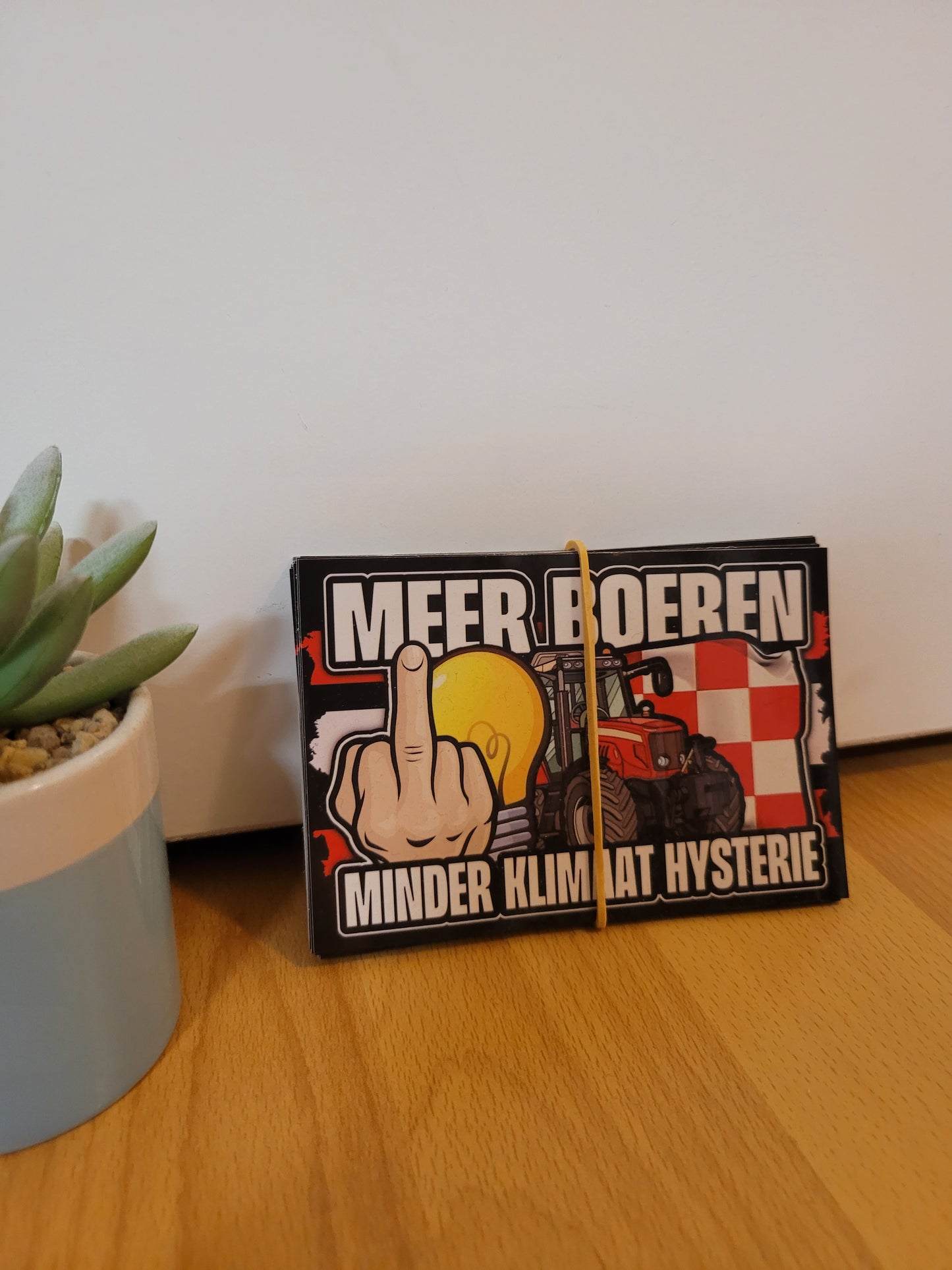 Meer boeren minder klimaathysterie stickers