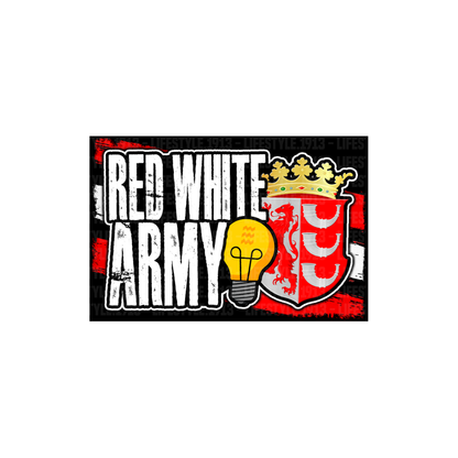 Red white army vlag