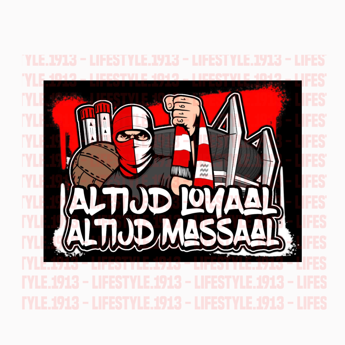 WEEK LEVERTIJD: T-shirt Altijd loyaal Altijd massaal