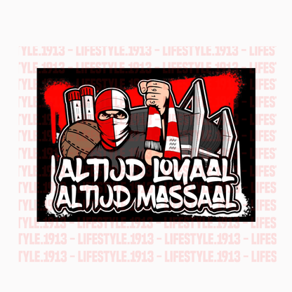 WEEK LEVERTIJD: T-shirt Altijd loyaal Altijd massaal